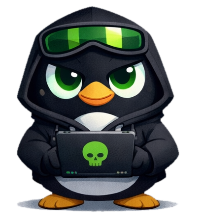 Nix — NixBolt cyberpunk penguin mascot